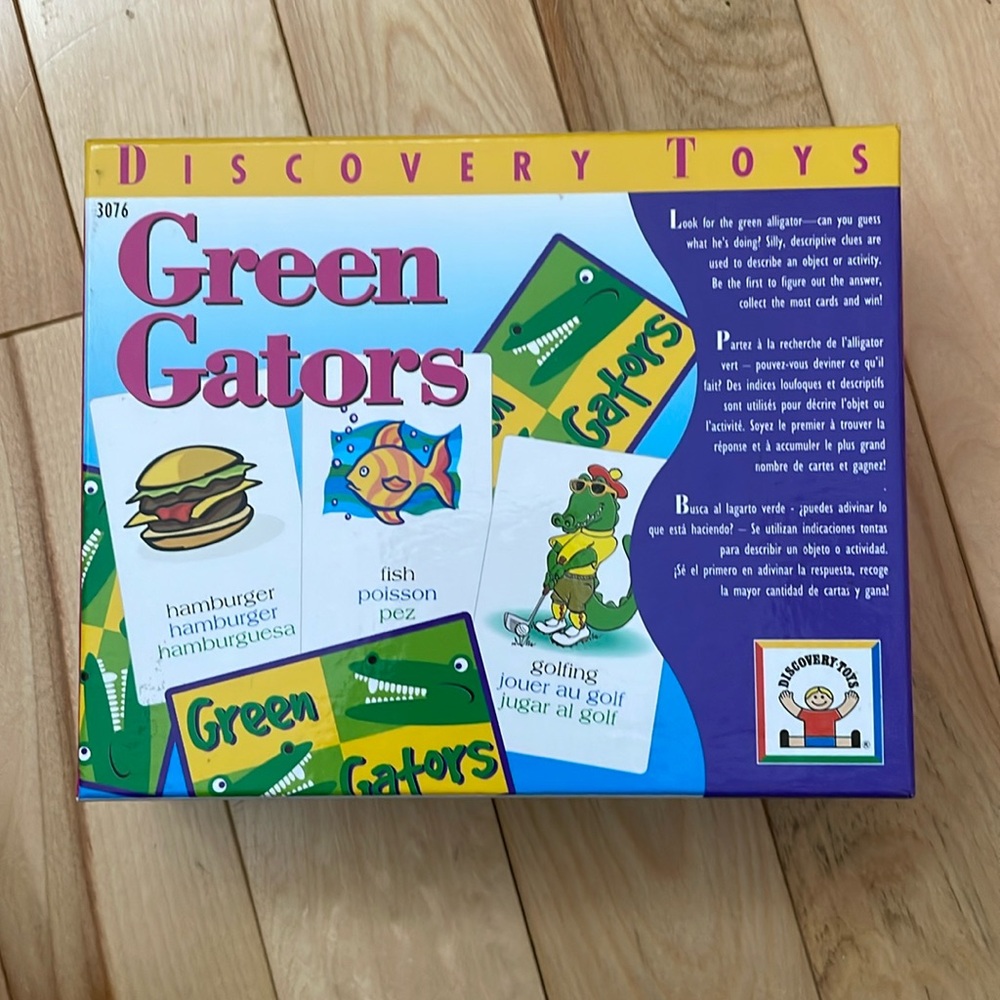 New Discovery Toys Green Gators Game New